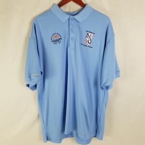 Columbia PFG Omni Shade Mississippi Seafood Polo‎ Shirt Mens Size XL Fishing